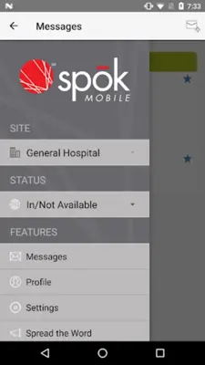 Spok Mobile android App screenshot 7